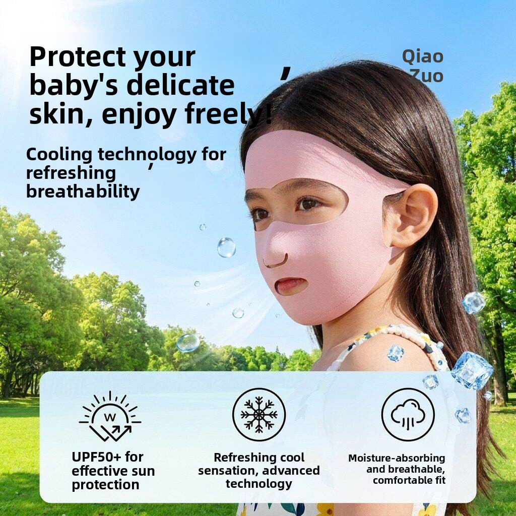 Kids Sun Protection Face Mask  - Kids Face Mask ulasan dan harga