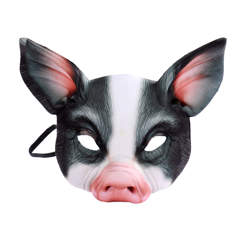 Realistic Animal Half Face Mas - Respirator Half Face ulasan dan harga