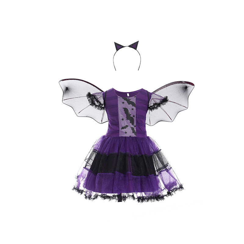 Girls Halloween Vampire Bat Co - Kids Face Mask ulasan dan harga
