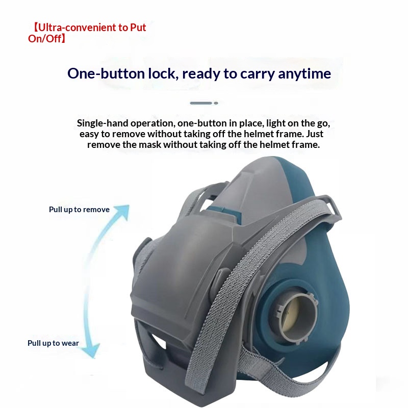 Silicone 6502QL Quick Buckle G - Dust Mask Construction ulasan dan harga