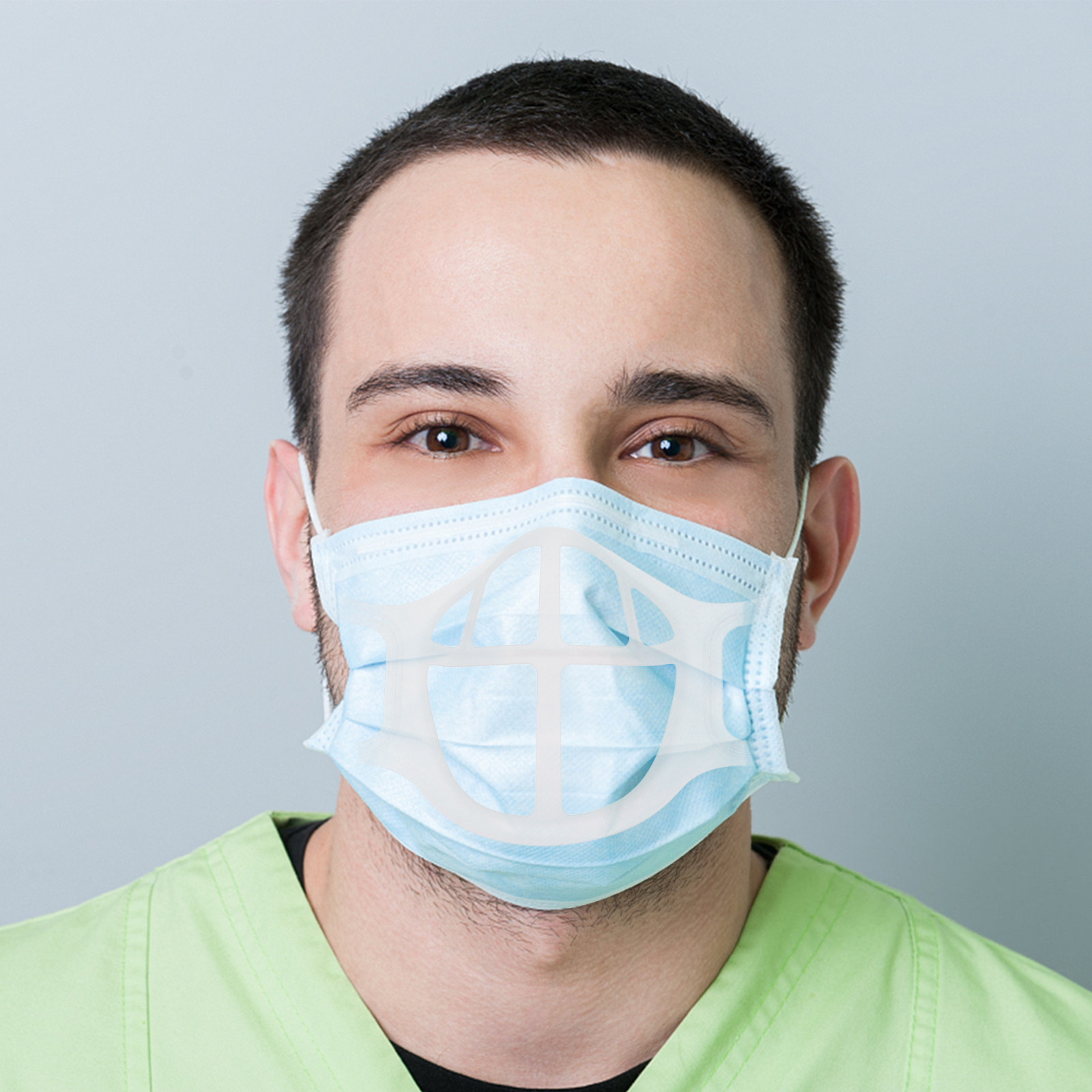 5Pcs Mask Bracket Silicone 3D  - Silicone Mask Bracket ulasan dan harga