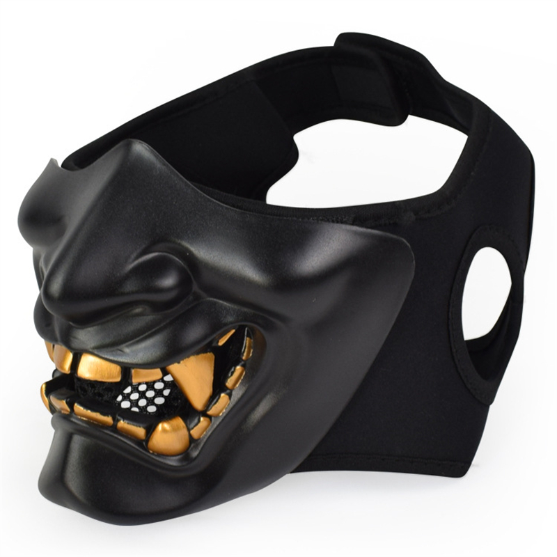Masks Half Oni Cosplay Decor S - Respirator Half Face ulasan dan harga