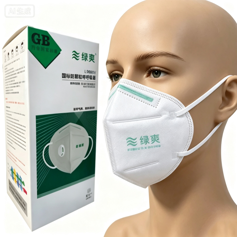 30/60/90pcs With Valve Disposa - Dust Mask Construction ulasan dan harga