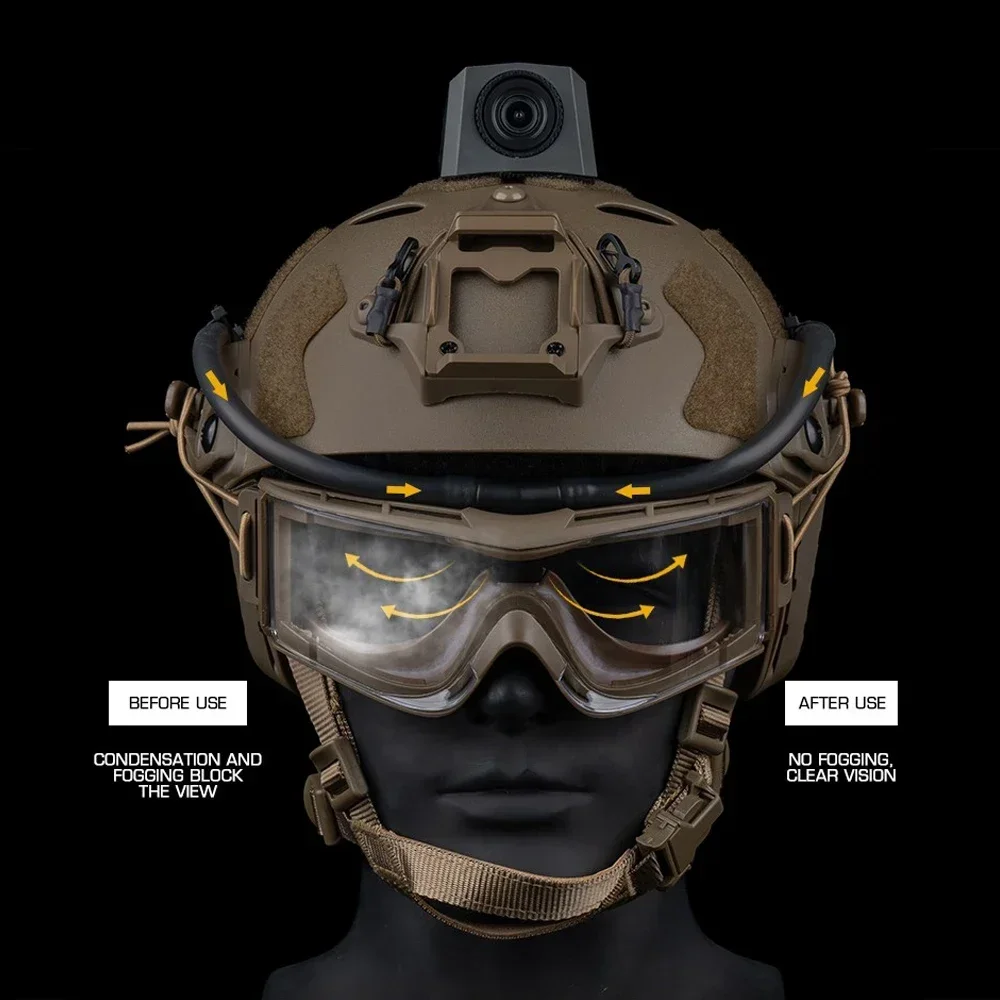 Airsoft Goggles Defogger Defog - Anti Pollution Mask ulasan dan harga